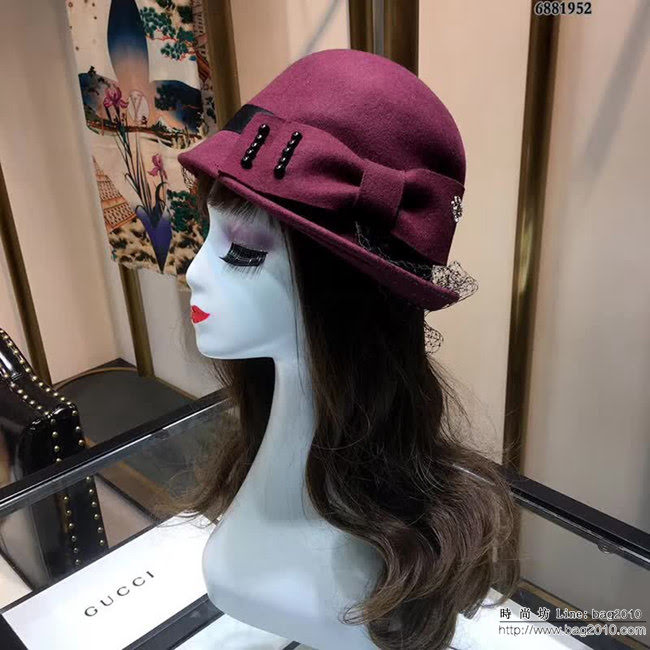 CHANEL香奈兒 百搭款 秋冬爆款 羊毛小盆帽 6881952 LLWJ6290